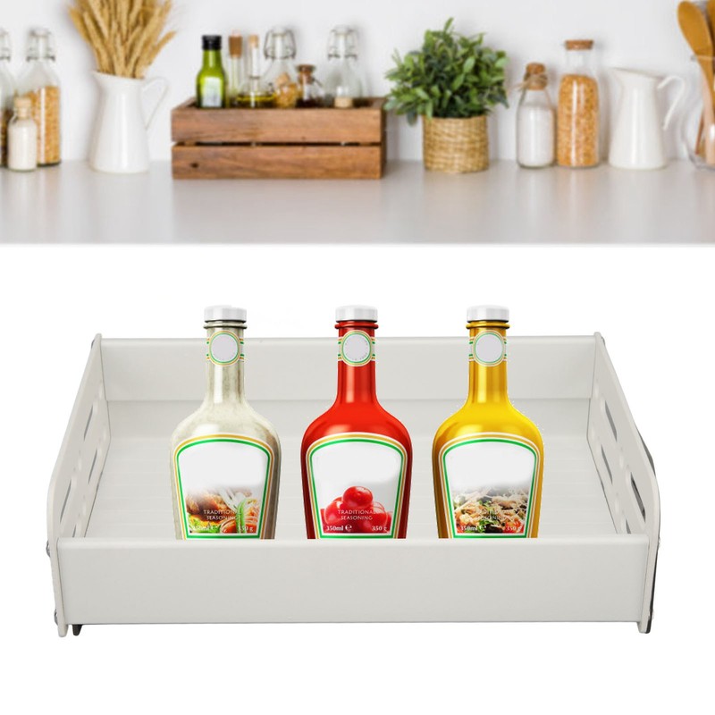 Wall Mounted Spice Rack Nordic Style Large Capacity Space Saving
