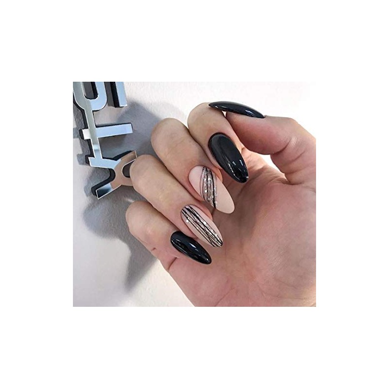 Paquete De Forma Escultural Verde Chica 100 Pzs Mc Nails