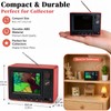 Retro Mini Work TV Toy – Tiny Fake Dollhouse TV
