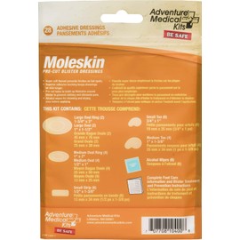 Adventure Medical Kits Pre-Cut and Shaped Moleskin (Pack of 3)