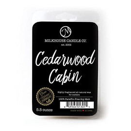 Milkhouse Candle Company, Cedarwood Cabin, Creamery Collection Soy Wax Fragrance Melts, 5.5 Ounce