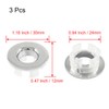 Aracombie Brushed Nickel Sink Overflow Ring, Kitchen Bathroom Sink Hole