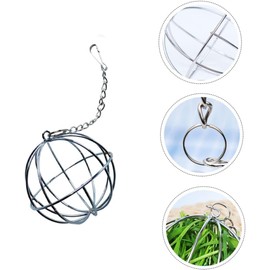 Roczential 2Pack Rabbit Hay Hanging Balls, Rabbit Hay Feeder Balls Hanging Bunny Hay Feeding Balls Pet Cage Hay Feeder for Rabbits Hanging Hay Feeder