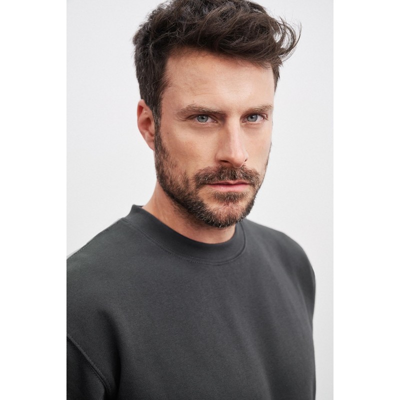 James+Nicholson Unisex Sweatshirt Heavy - dunkelgrün, size: 3xl
