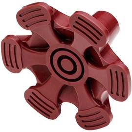 Kay Hospire Rubber Cane Toe, Large, 0.7 inches (18 mm), Red