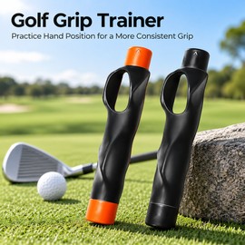 Golf Grip Trainer for Hand Position Practice – Anti-Slip PU Golf Training Aid for Beginners and Everyday Swing Practice