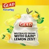 Glad Glad Trash Bags, ForceFlex Tall Kitchen Drawstring Garbage Bags,