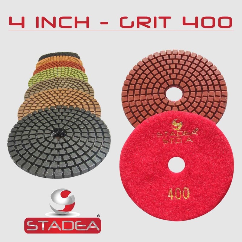 Granite Wet Diamond Polishing Pads 4 Inch for Marble Concrete