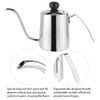 250ml Stainless Steel Coffee Pot Long Spout Kettle with Handle