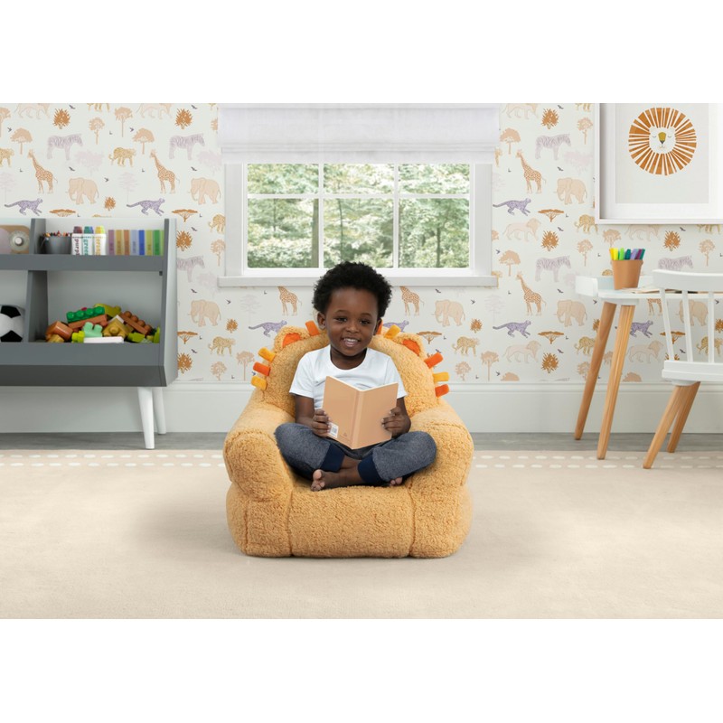 Delta Children Lion Cozee Buddy Chair, Orange