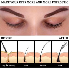 Bluemega Aceite de Ricino para Pestañas y Cejas | Crecimiento del Cabello, Suero para el Crecimiento