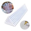 Barra De Silicona Transparente 1kg Alta Viscosidad 7mm