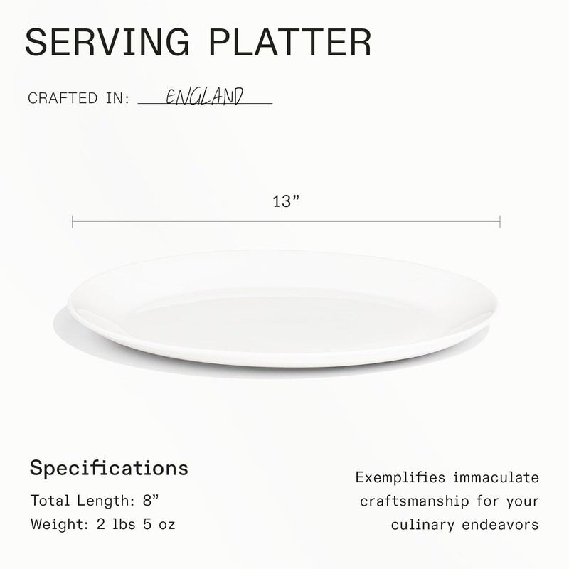 Made In Cookware - Serving Platter - White - Porcelain
