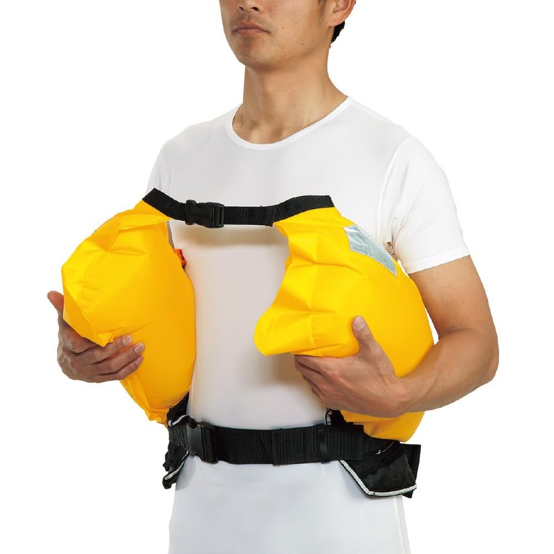 ocean life(オーシャンライフ) 自動膨脹ベルト式 作業用オーシャンWR-1型 WR-1型 ブルー 大人用