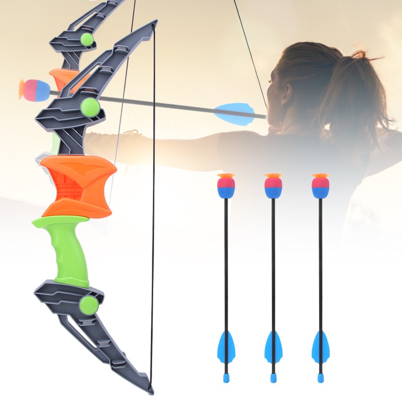 Outdoor Simulation Bow Arrow Toy Set Shooting Sports Games for