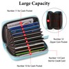 KM Legend Wallet for Women,Slim RFID Blocking Credit Card Holder