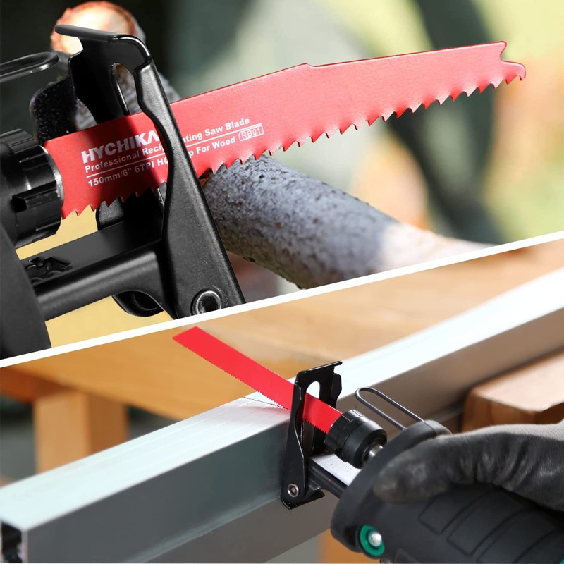 32 PCS Reciprocating Saw Blades, HYCHIKA Sabre Saw Blades, 10