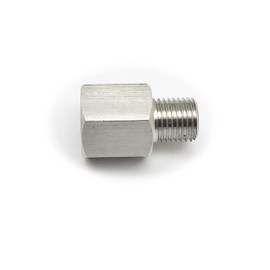 Autobahn88 Stainless Steel Sensor Adapter - M18 x 1.5 Female to M16 x 1.5 Male Hex 22