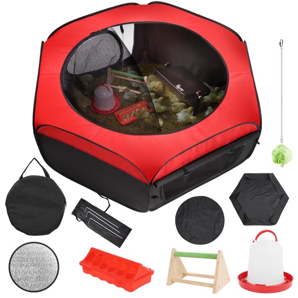 Brooder Box for Chicks - Complete Chicken Brooder Kit with