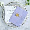 ponatia 20PCS Wedding Invitation Cards Kits - 5x7 Wrap Pocket