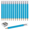 Adhere 25pcs Golf Pencils with earser Hexagon Wooden Pencils Graphite