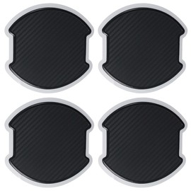 YYlingx 4 Pcs Large 3D Carbon Fiber Car Door Handle Paint Scratch Protector,Universal Decals Scratch Paint Car Accessories for Woman & Man