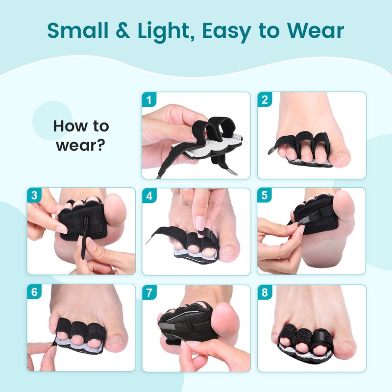 Pozpo Tech Hammer Toe Straightener Corrector Splint Brace for Women