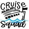 Cruise Squad Iron On Transfer 3x3 Inch DIY Heat Transfer