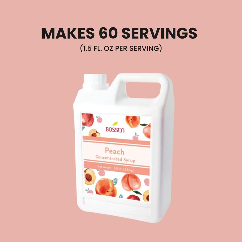 Bossen Concentrated Syrup_5.5 lb (Peach)