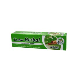 2 x Dabur Herbal Toothpaste with Neem 155 g - Ayurvedic Beauty Products