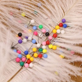 Tupalizy 1/8 Inch Small Round Ball Head Decorative Push Pins Map Thumb Tacks for Travel Map Art Picture Photo Canvas Bulletin Cork Board Wall DIY Craft Home School Office Use, 100PCS(Multicolor)