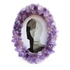 Kino Natural Amethyst Cluster Photo Frame Decorative Crystal Quartz Stone