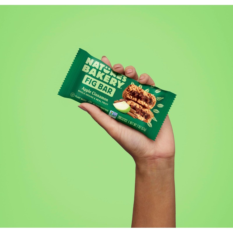 Nature's Bakery Fig Bars, Apple Cinnamon, 2 Oz, 6 Ct