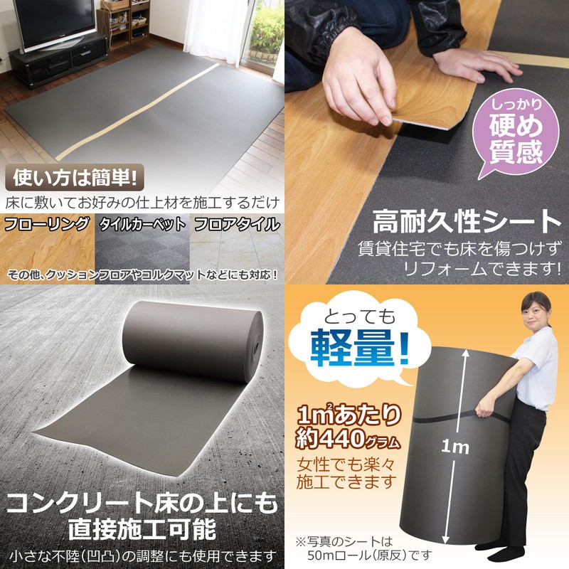 DIY Style Soundproofing Thermal Insulation Base Material Floor Deco Sheet