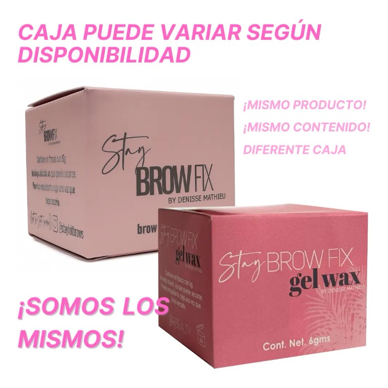 Cera Gel Cejas Stay Brow Fix Efecto Laminado