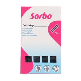 Sorbo Recycled Clothes Pegs, Recycled Plastic, UV Protection, Extra Strong