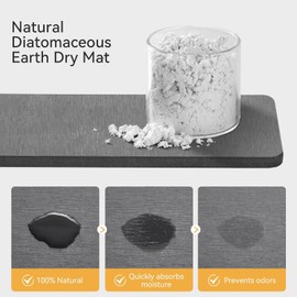 FunMacchi Stainless Steel Dish Sponge Holder with Drip Stone & Adjustable Brush Holder, 3-Way Organisation for Sink, Space Saving (White)