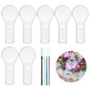 24 Pack Plastic Magnifier, Mini Magnifying Glass 5X and 15X