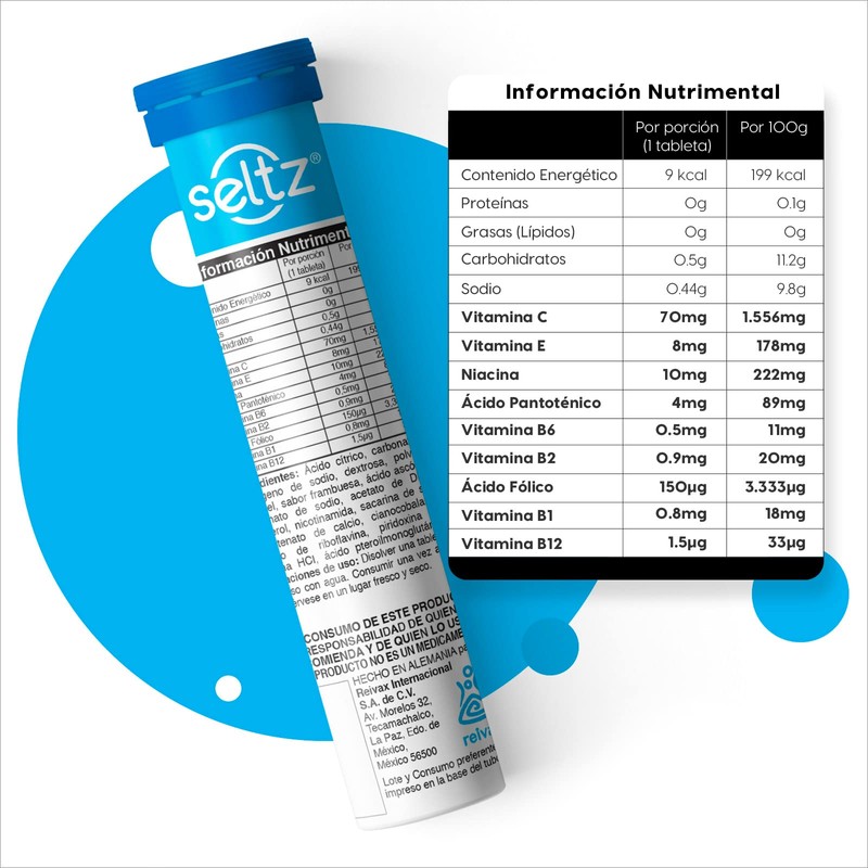 Multivitaminas + Vit. C Niños Seltz Tabletas Efervescentes