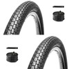 WHEELO 26x2.125 Cruiser Bike Tires Set: 2-Pack 26-inch Folding Tires