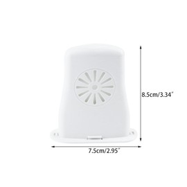 Meprotal 4PCS Guitar Humidifier Ukulele Soundhole Humidifier Small Instrument Humidifier Care Tools (White)