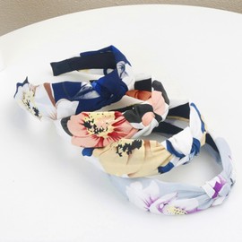 Women Headbands Leopard Print Tiny Dot Pure Hair Bands Adult Headbands Elastic Hair Accessories For Women And Girls (BIG4)