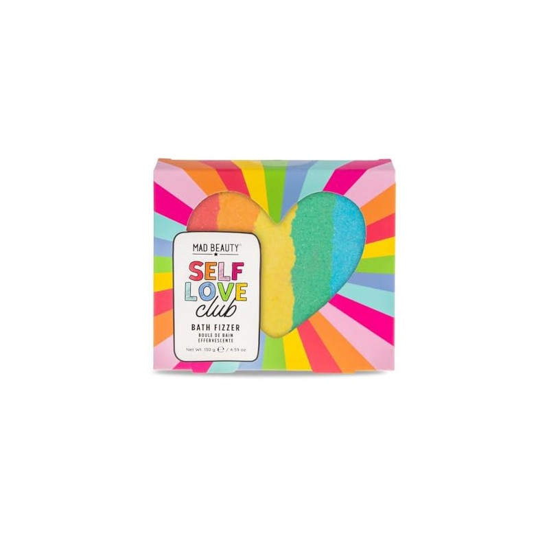 Mad Beauty - Regenbogen Badekugel sprudelnd – 130 g