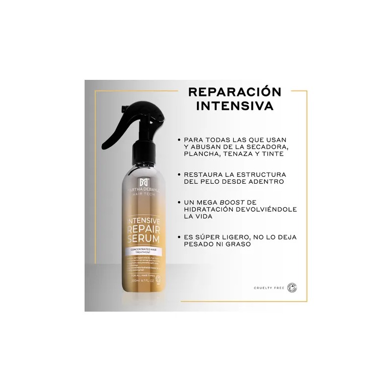 MARTHA DEBAYLE HAIR TECH Intensive Repair Serum Tratamiento Capilar. Suero