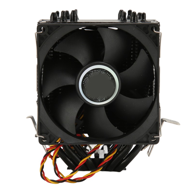 CPU Cooling Fan 6 Heat Pipes Quiet 3 Pin PC