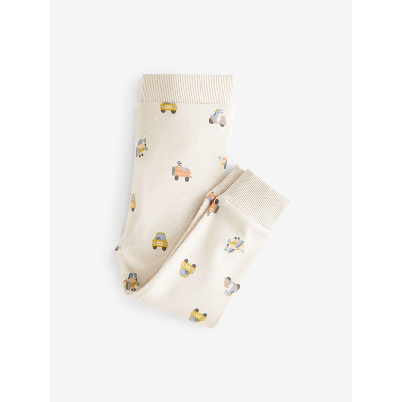 NEXT 3 Pack Long Sleeve Pyjamas, Green/Blue Transport