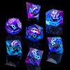 7 PCS Beholder's Dragon Eye DND Dice Set -Sharp Edge