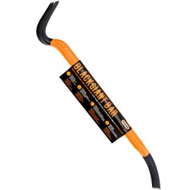 PICARD BlackGiant Bar Nail Iron No. 46Z 0.6 kg | 300 mm Length | 90° Lever Force Design | Non-Slip | For Roofers Masons Locksmiths | Bend-resistant & Durable