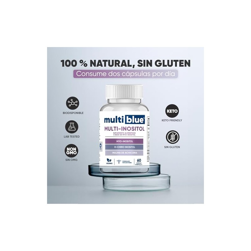 Inositol Ratio 300mg Por Porción Inulina Achicoria Apoyo Digestivo Myo