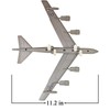 Mahfisj B-52 Bomber Model 1/200 Scale B-52 Military Aircraft Metal